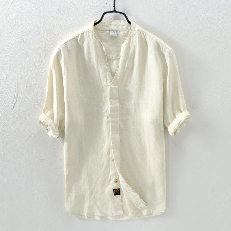 Casual Shirt Linen Cardigan