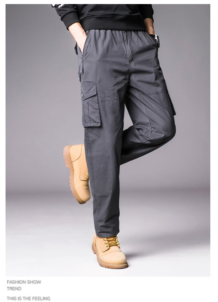 Leisure Cargo Loose Multi-Pocket Casual Sports Pants