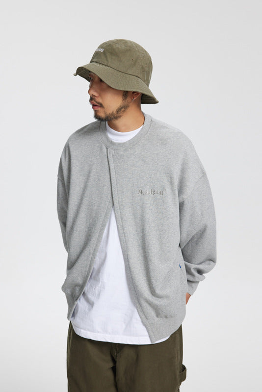 Men's Fashion Deconstruction Bandage Dress Style Sweater