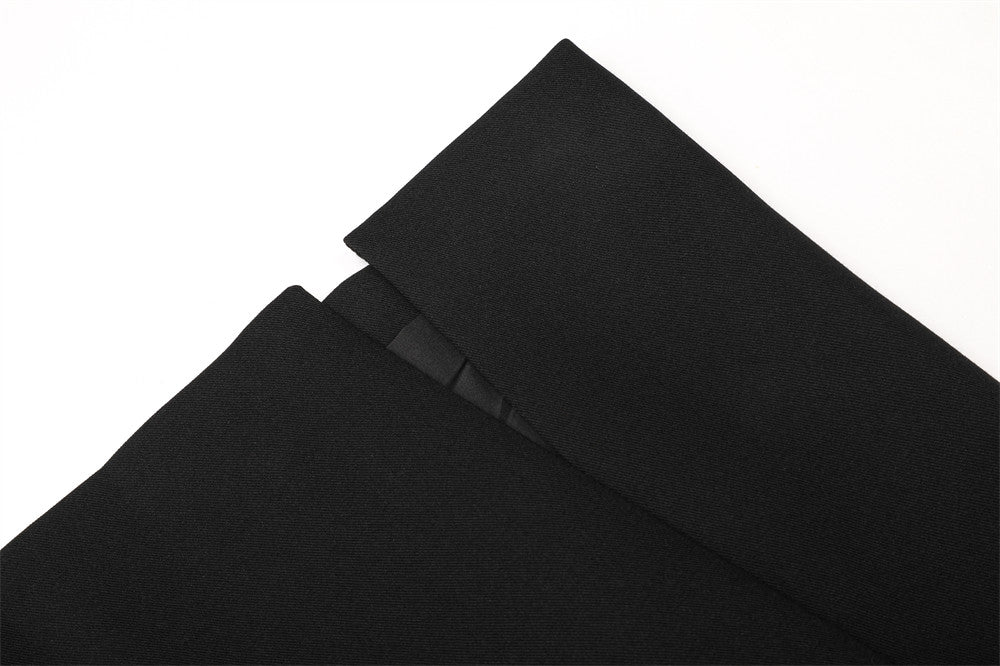 Hanging Buckle Decorative Casual Suit Men