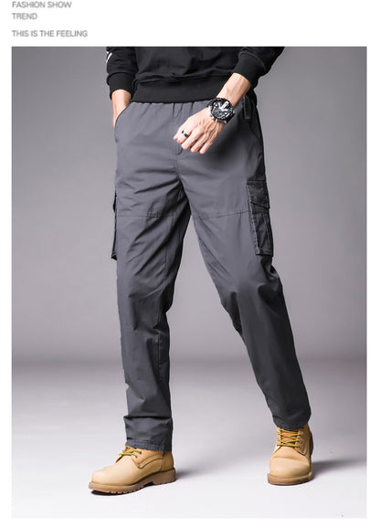 Leisure Cargo Loose Multi-Pocket Casual Sports Pants