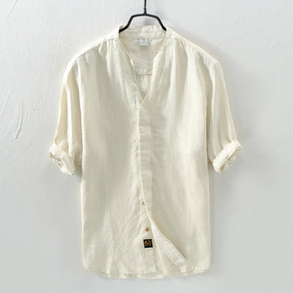 Casual Shirt Linen Cardigan