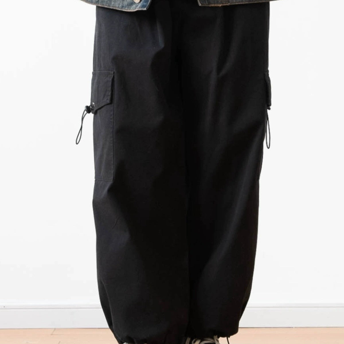 Wide Leg Workwear Retro Pants