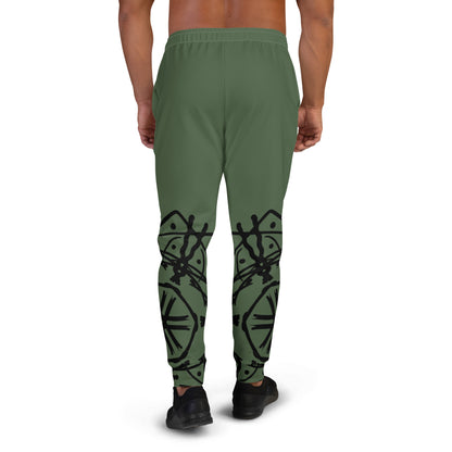 Green Tripe Joggers