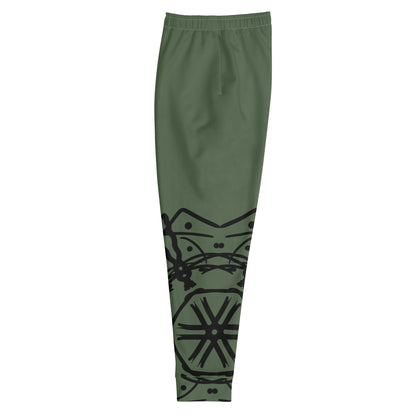 Green Tripe Joggers