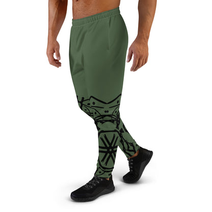 Green Tripe Joggers