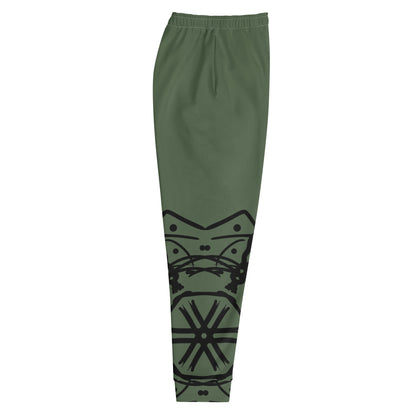 Green Tripe Joggers