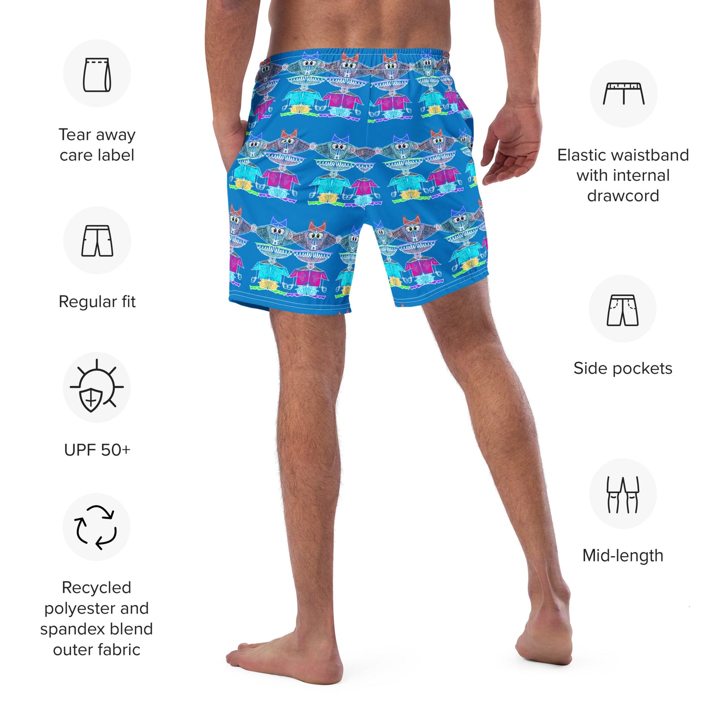 CrossEye Swim Trunks