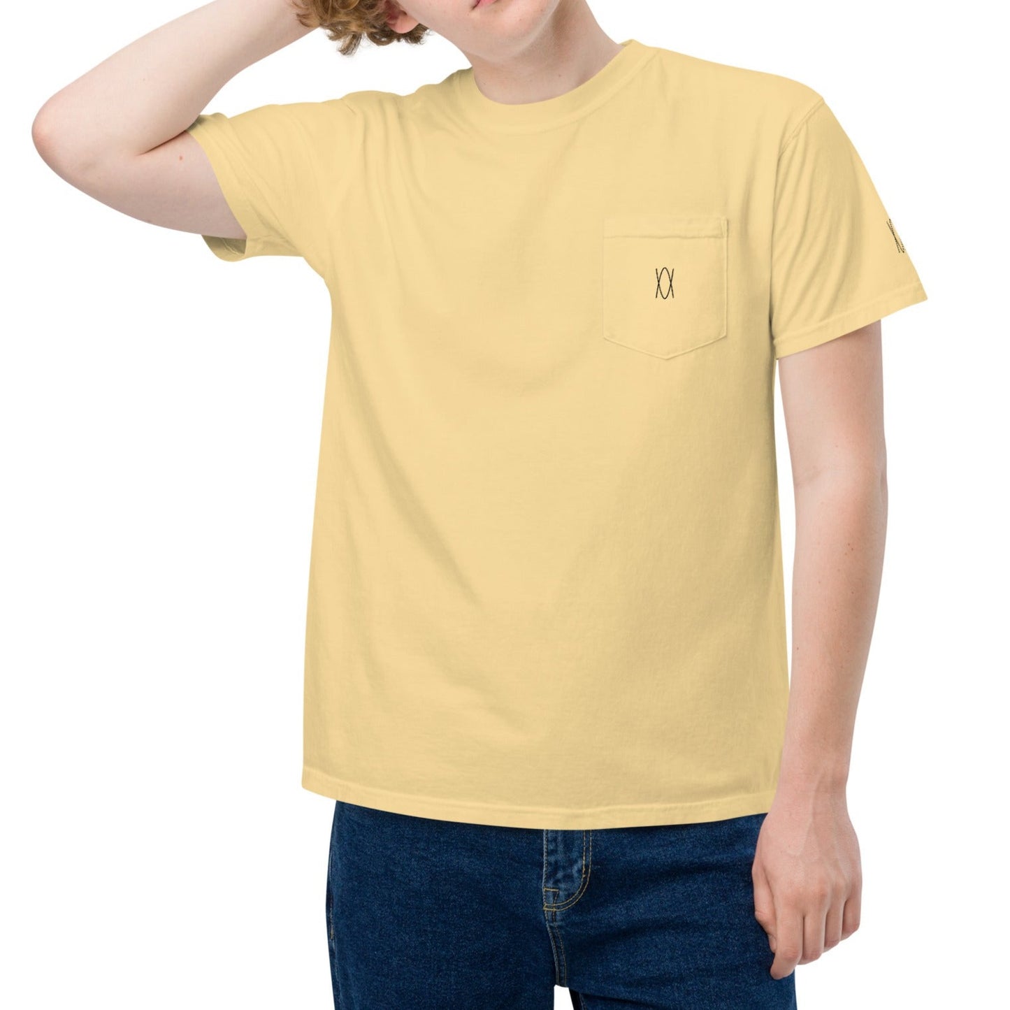 Loza Garment-Dyed Pocket Tee