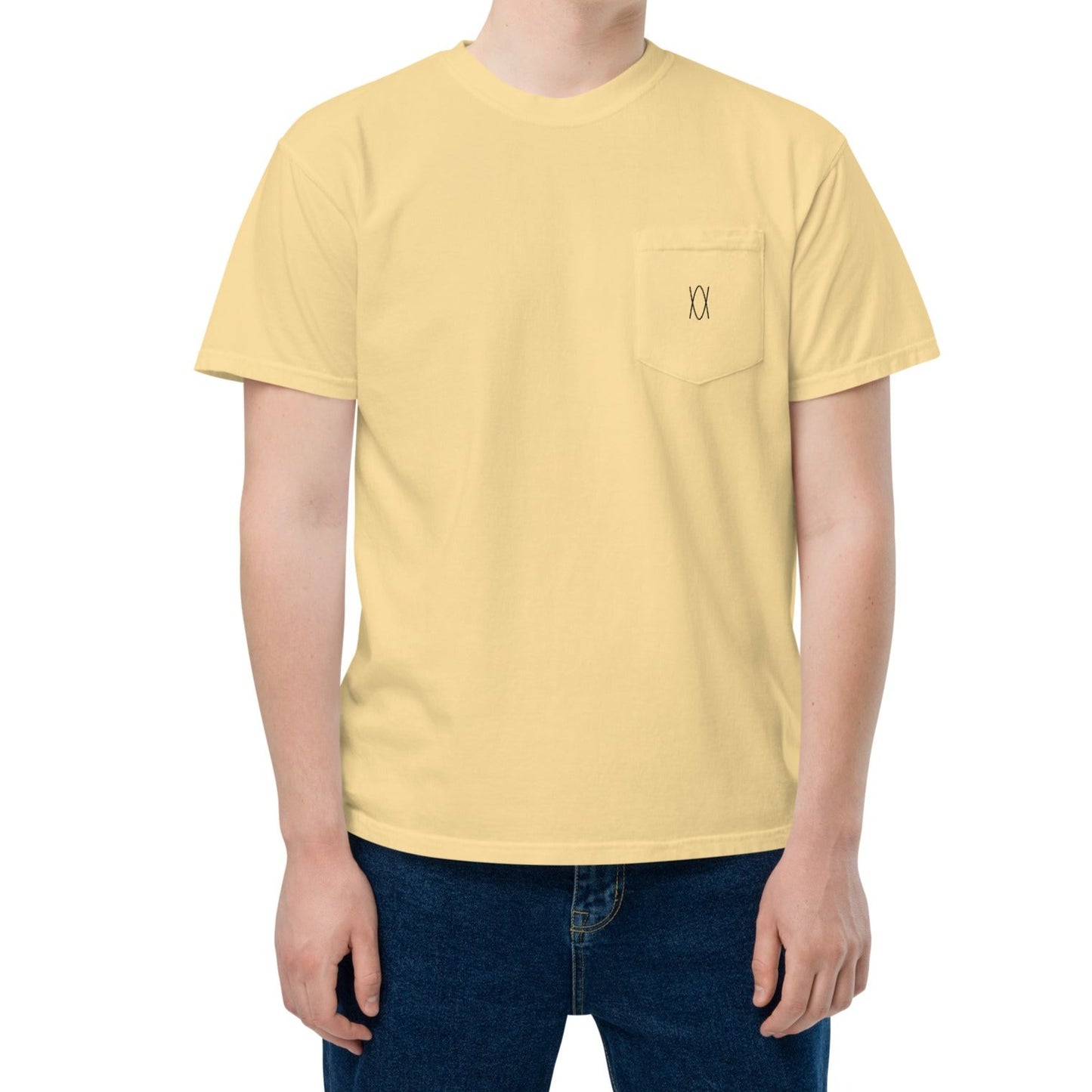 Loza Garment-Dyed Pocket Tee