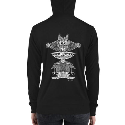 CrossEye Zip Hoodie