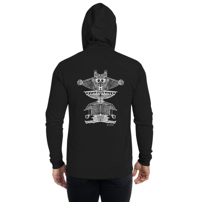 CrossEye Zip Hoodie