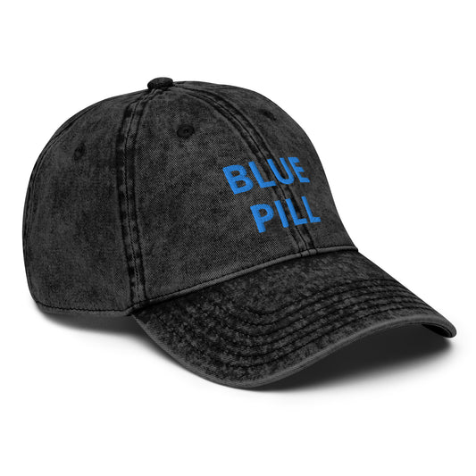 Blue Pill Twill Cap