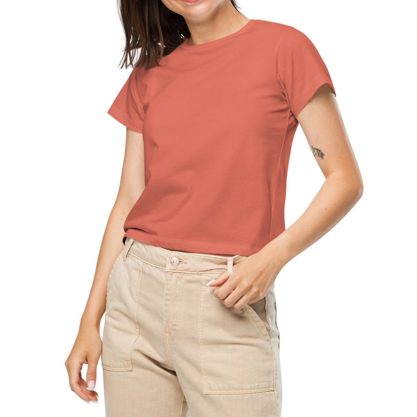 Feline Charm High Waist Tee