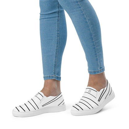 Zebra Slip-On Shoes