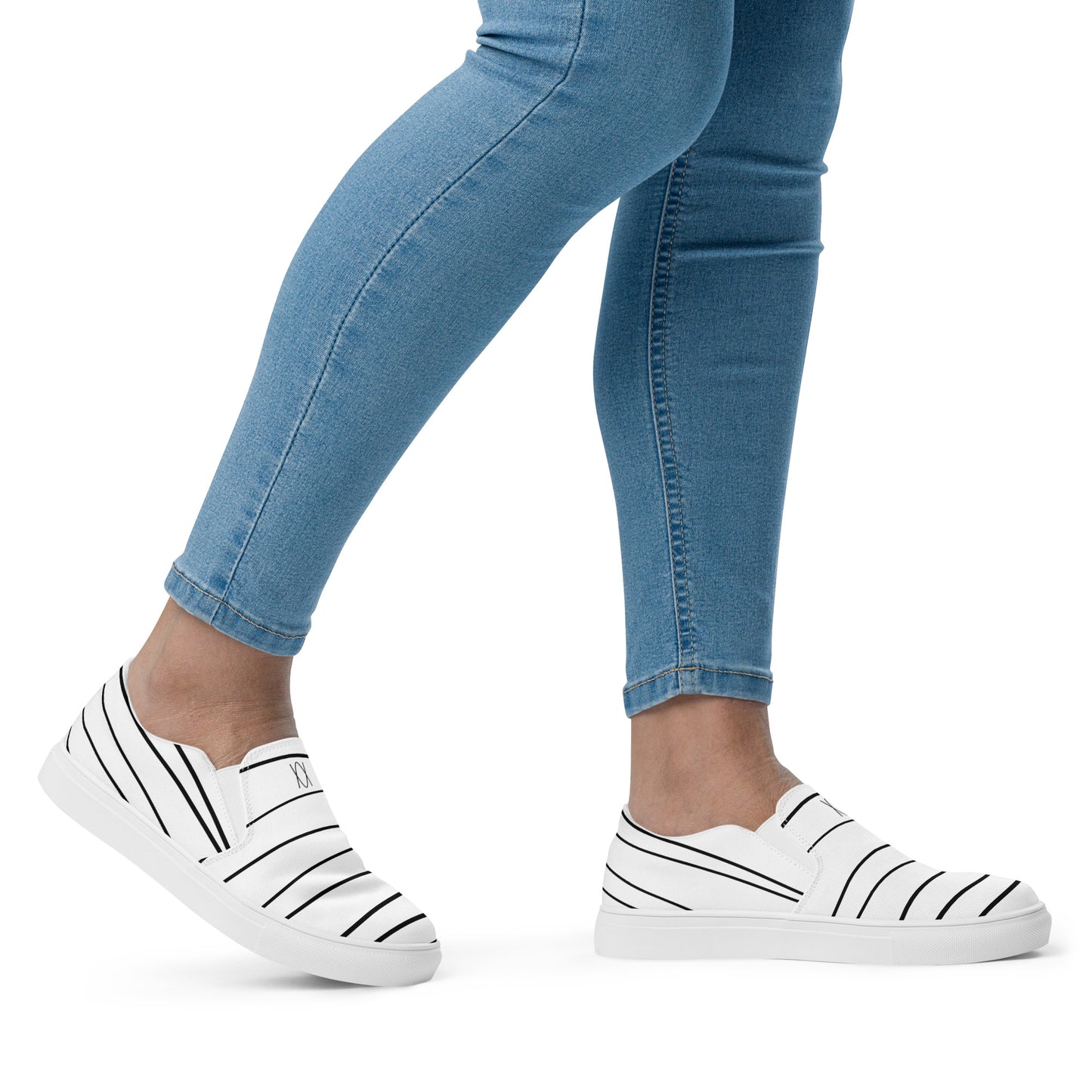 Zebra Slip-On Shoes