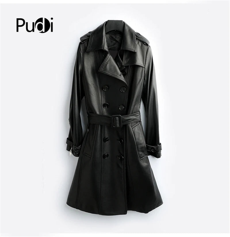 Leather Coat Pudi