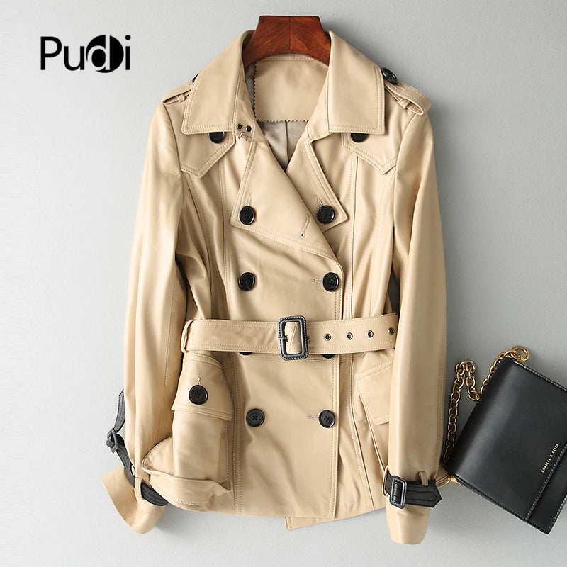 Leather Trench Coat