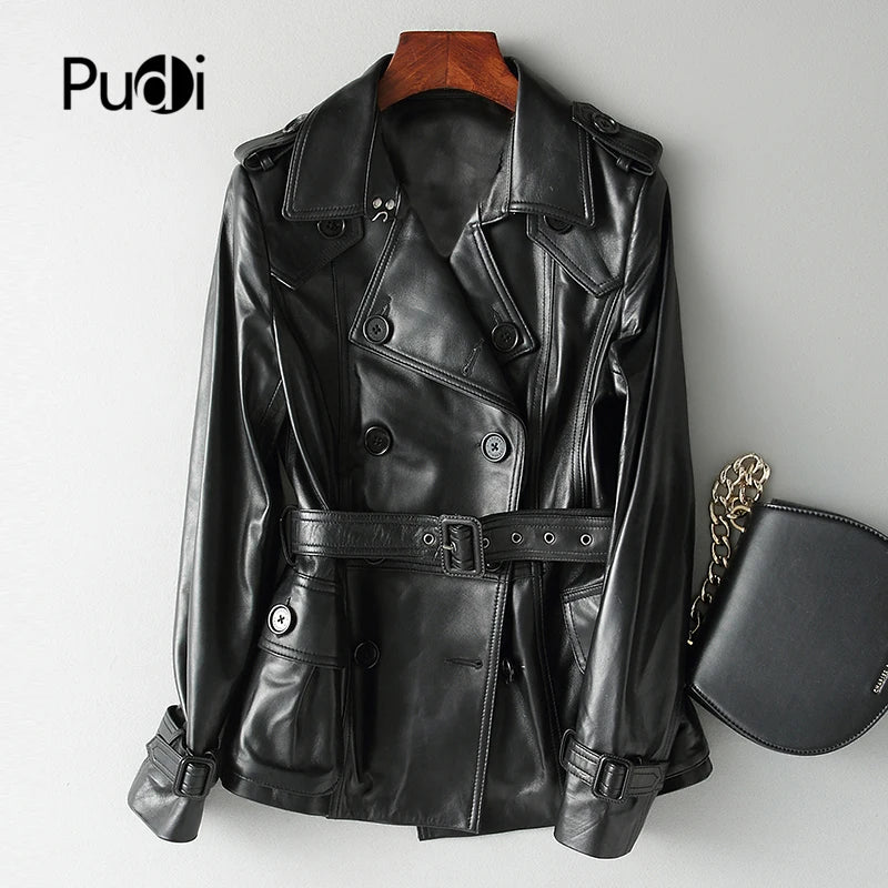 Leather Trench Coat