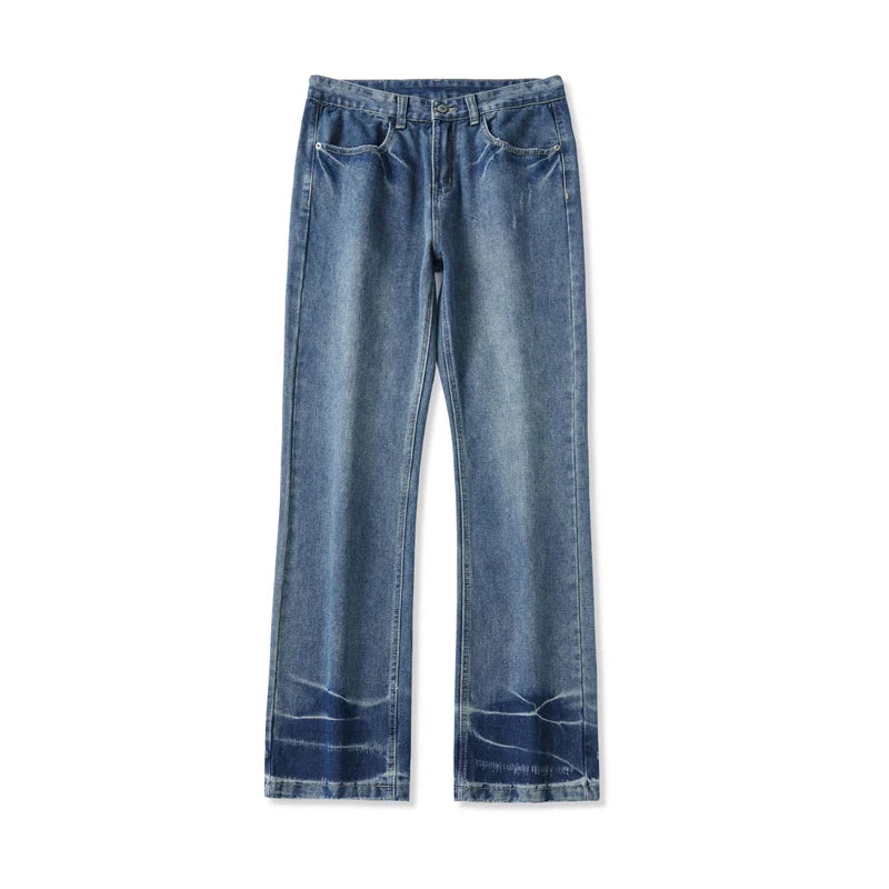 Washed Jeans Loose Straight Leg Wide Leg